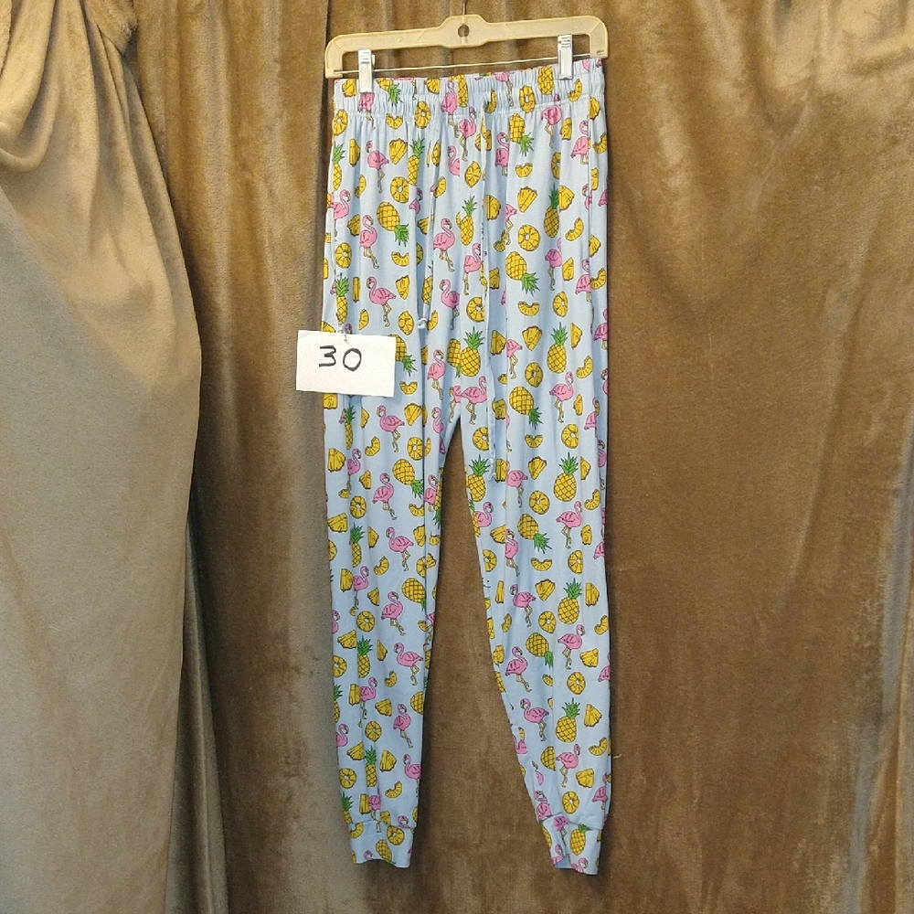 Fruit Print Pajama Pants, Size S/P